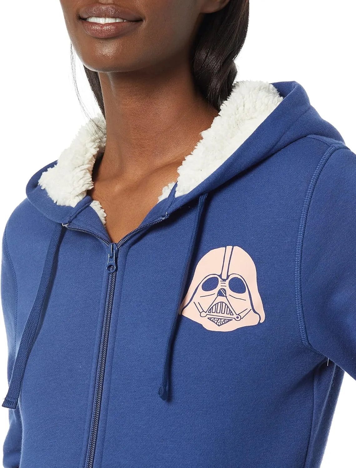 Amazon Essentials Disney | Marvel | Star Wars | Princess Women's Fleece Sherpa-Lined Full-Zip Hoodies