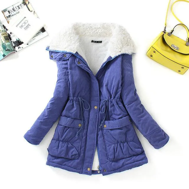 Campera Chaqueta Abrigo Algodon Mujer Dama Señora Nieve Exterior Largo Medio Gruesa Rellena Parkas