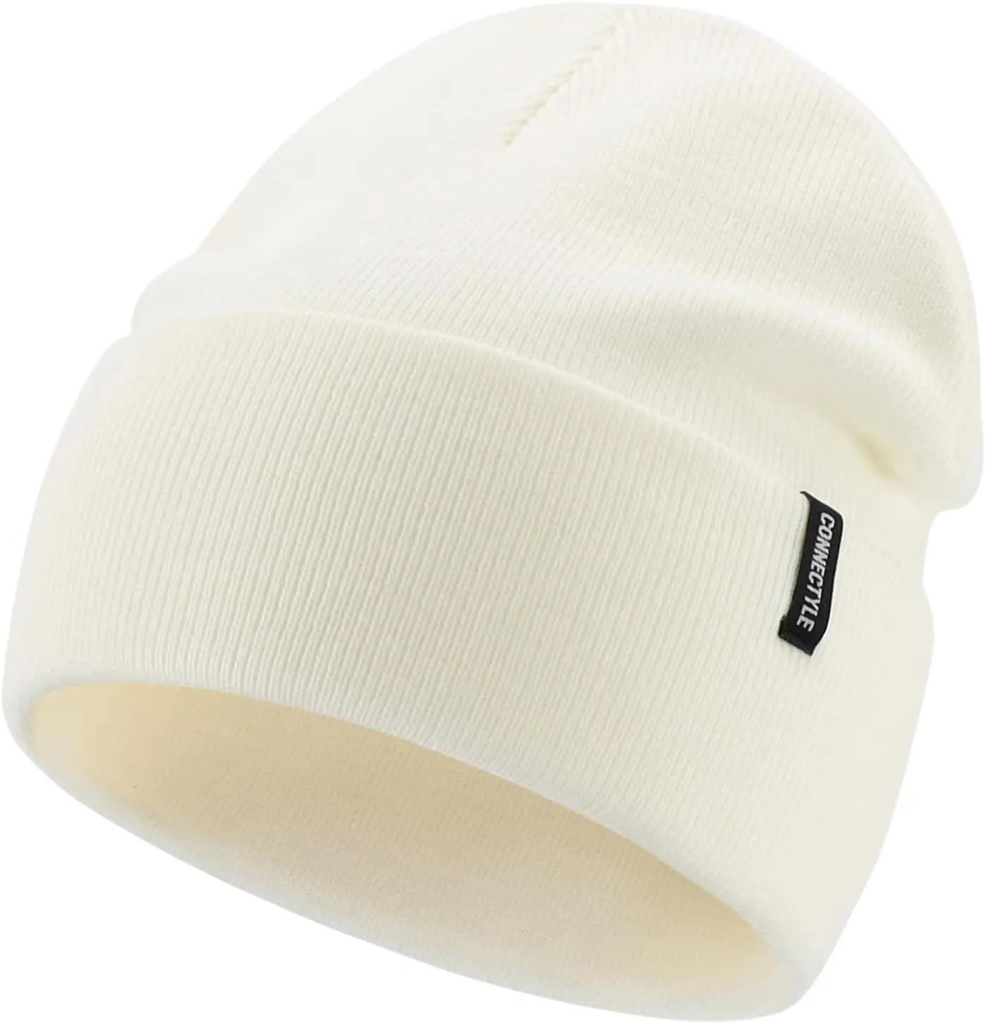 Connectyle Men's Knit Cuffed Beanie Acrylic Winter Beanies Slouchy Watch Cap