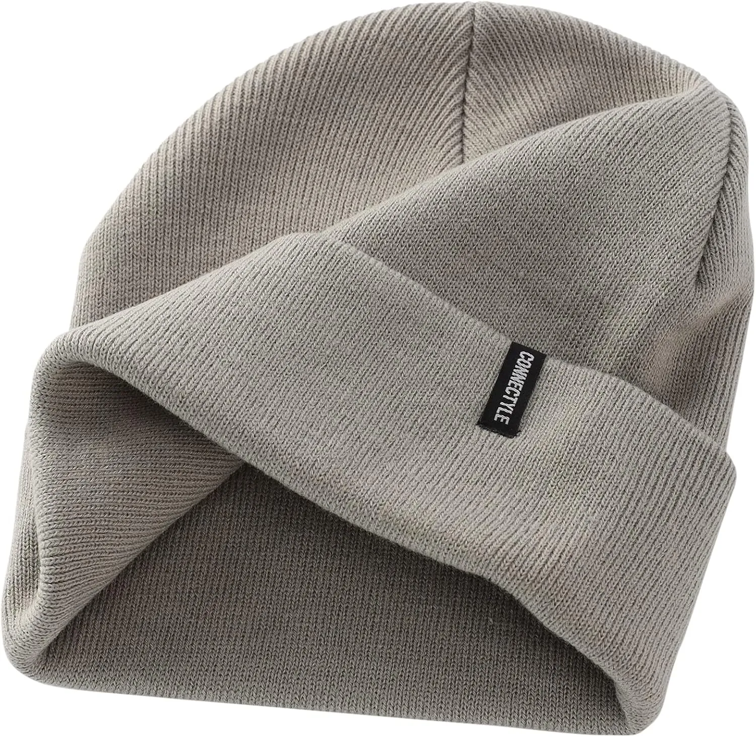 Connectyle Men's Knit Cuffed Beanie Acrylic Winter Beanies Slouchy Watch Cap