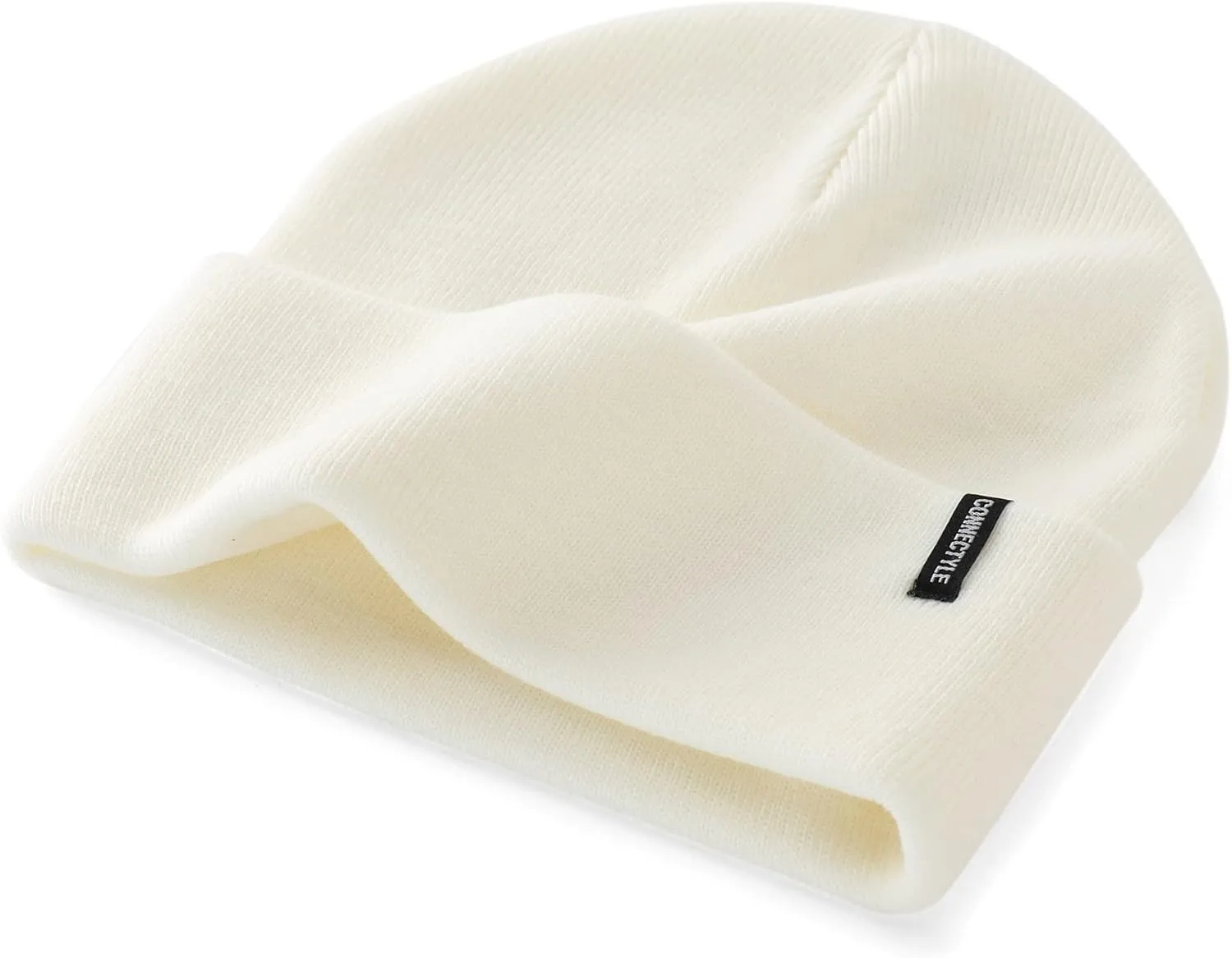 Connectyle Men's Knit Cuffed Beanie Acrylic Winter Beanies Slouchy Watch Cap
