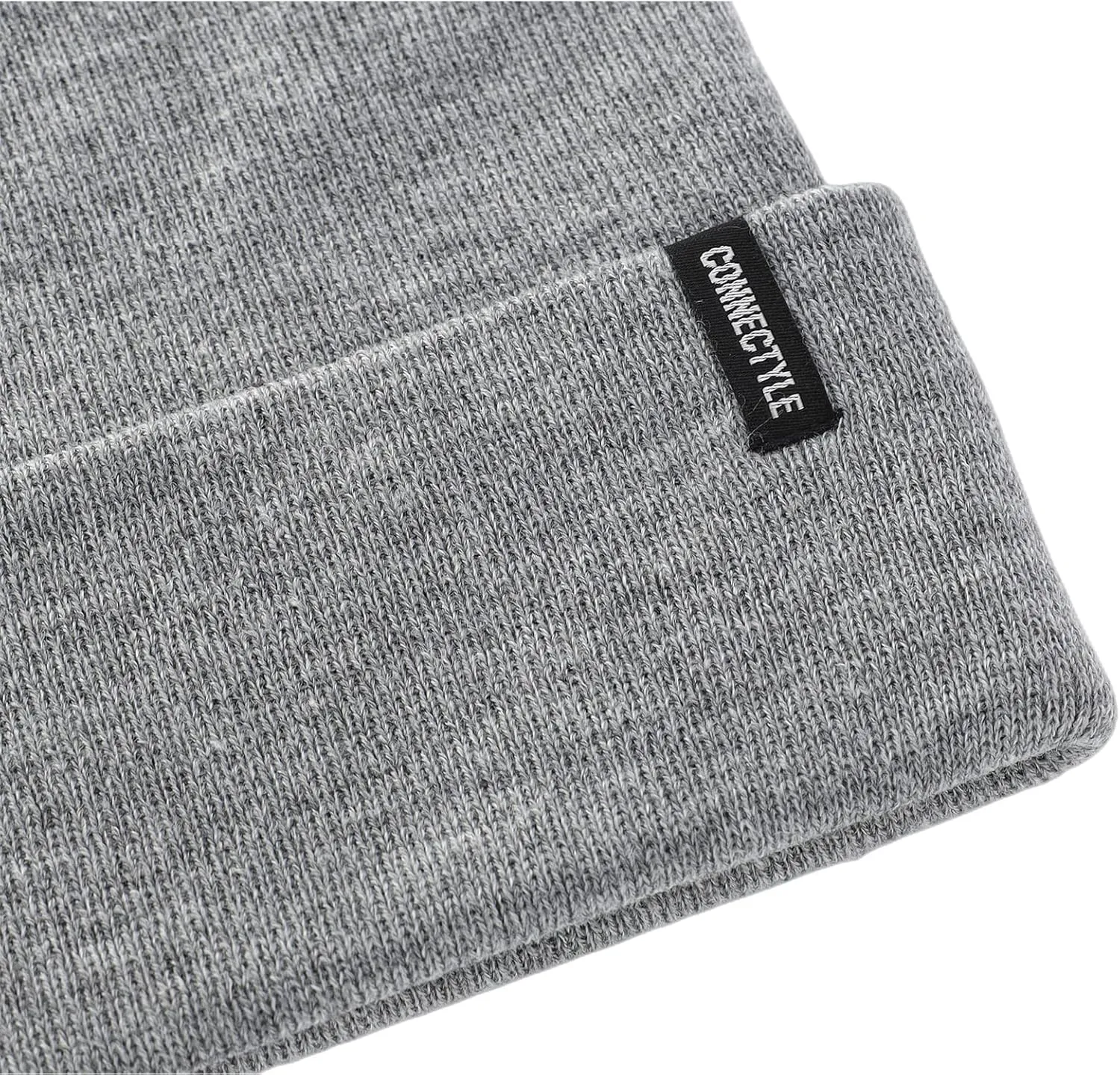 Connectyle Men's Knit Cuffed Beanie Acrylic Winter Beanies Slouchy Watch Cap