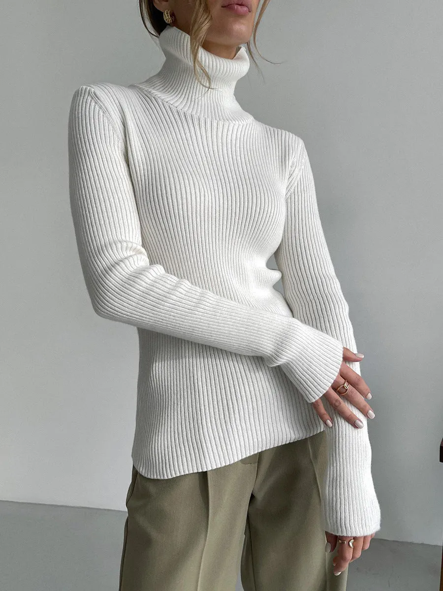 Denise Turtleneck Slim Women Sweater