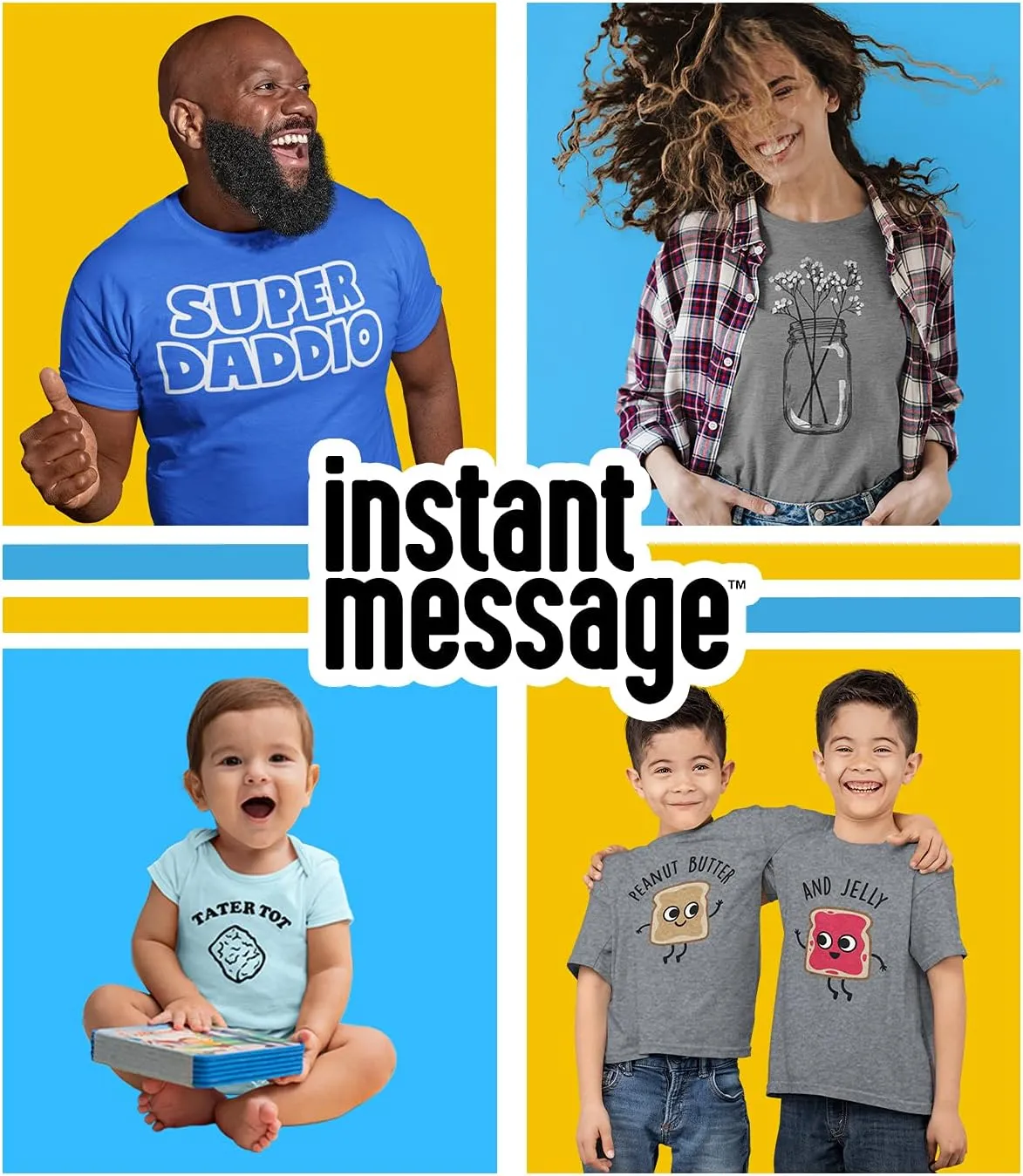 Instant Message - Anime Over Yes No - Women's Oversized Graphic T-Shirt