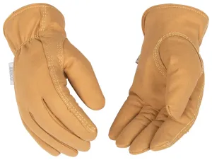 Kinco 254HKW-M Driver Gloves, Women's, M, Keystone Thumb, Easy-On Cuff, Synthetic Leather, Tan :PR: QUANTITY: 1