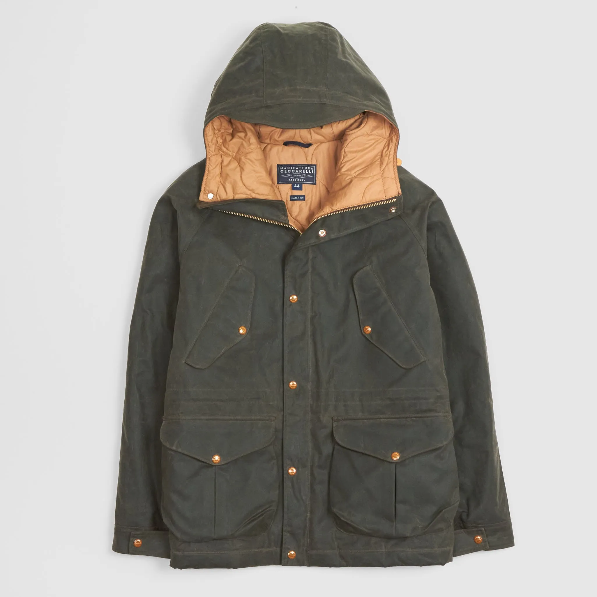 Manifattura Ceccarelli Waxed Fisherman Parka