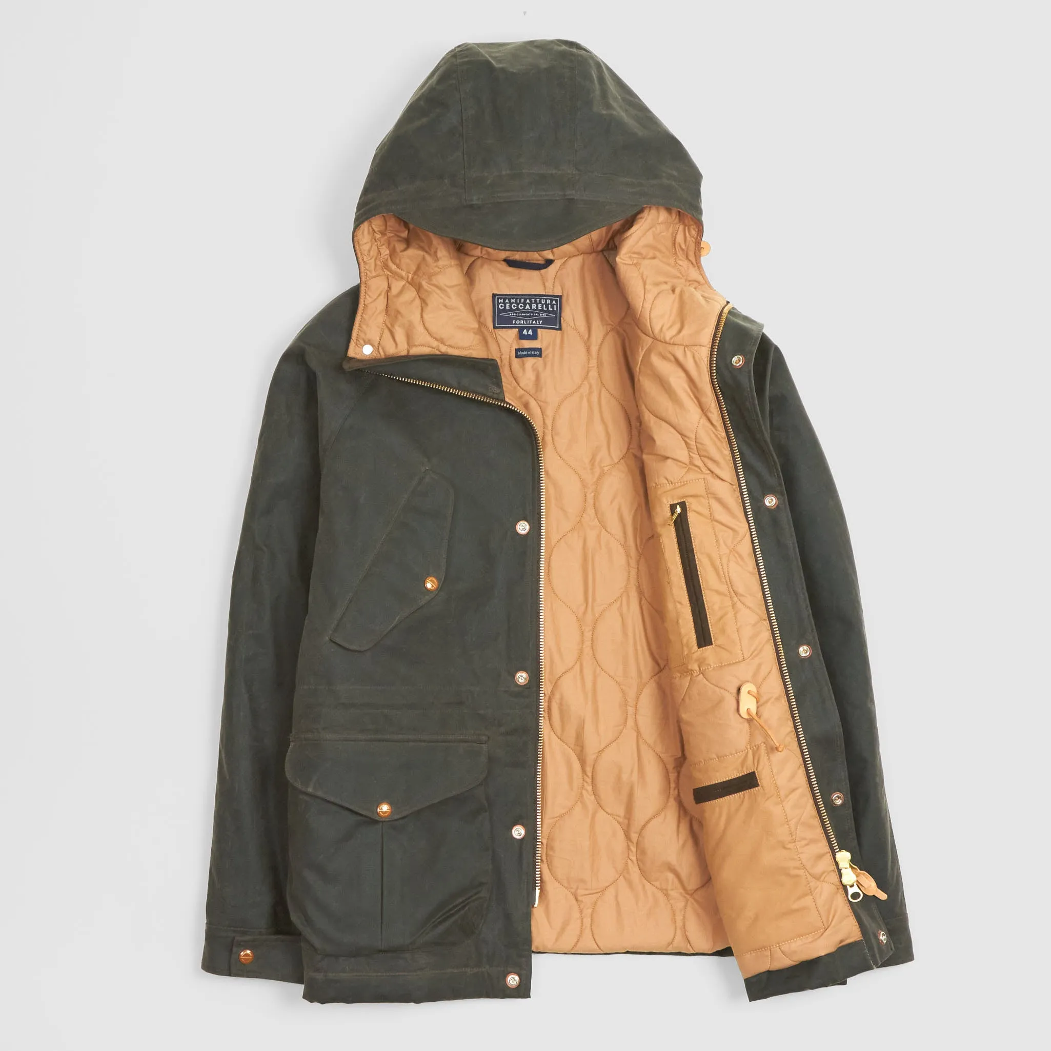 Manifattura Ceccarelli Waxed Fisherman Parka